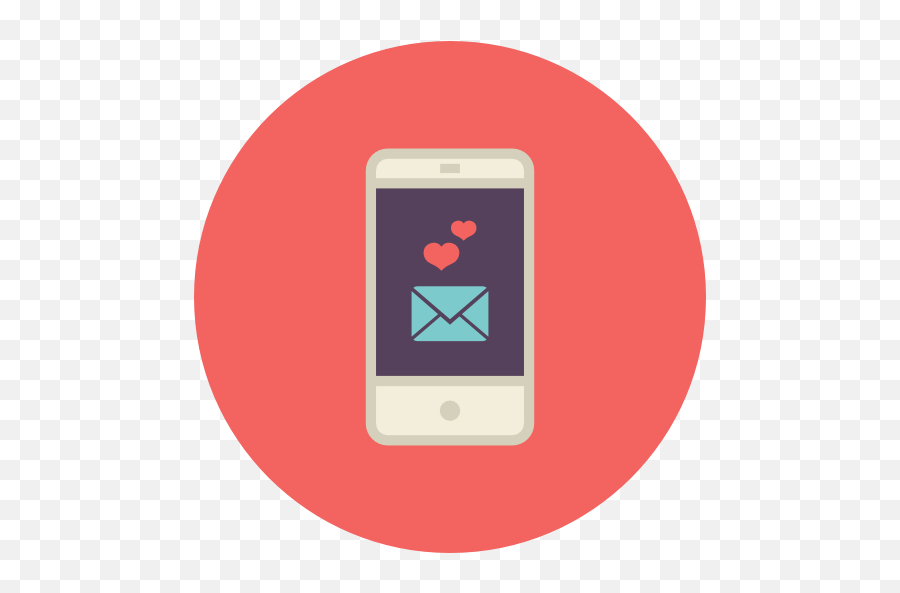 Mobile Love Mail Free Icon - Iconiconscom Correio Do Amor Png,Hand Holding Phone Icon