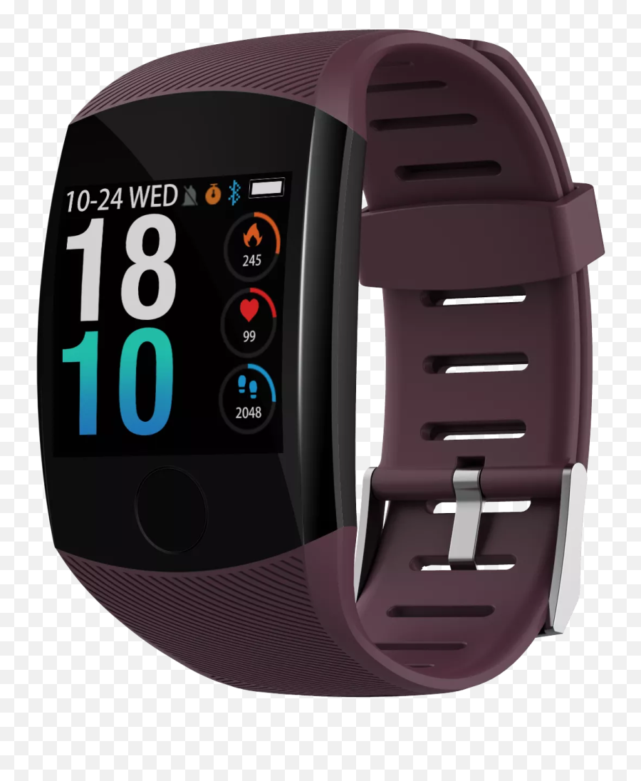 Q11 Smart Watch Waterproof Fitness Bracelet Big Touch Screen - Hello Q11 Smartwatch Png,How To Change The Clock On Fitbit Alta When No Gear Icon