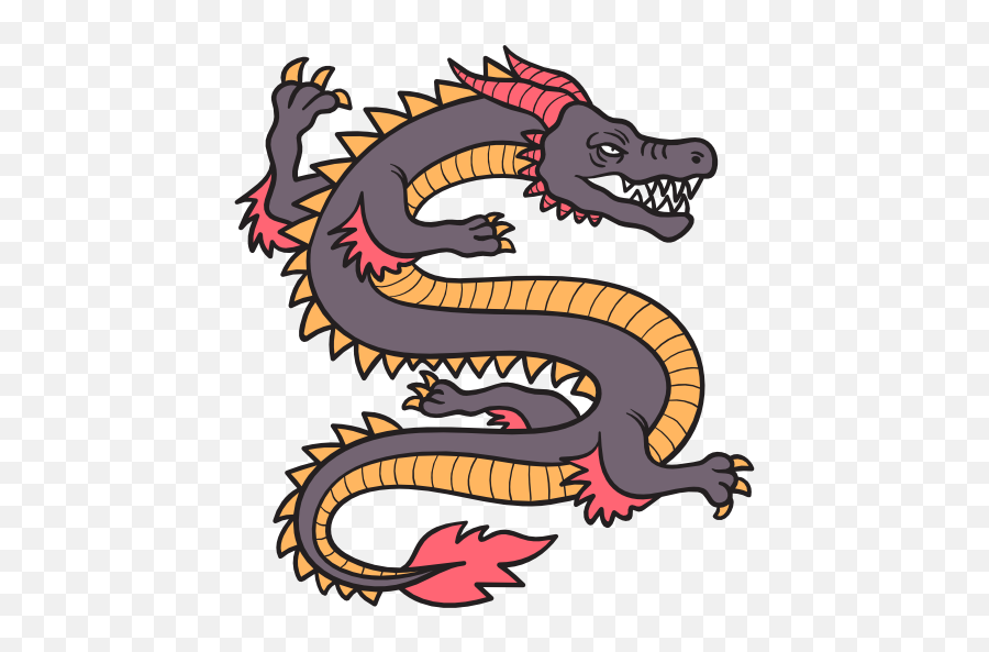 Dragon - Free Animals Icons Logos Para Servidores De Discord Png,Chinese Dragon Icon