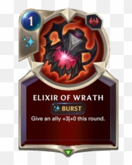 Elixir Of Wrath Legends Runeterra Lor Cards Png