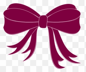 Light Pink Bow Png Image - Black Clip Art