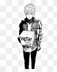 Download Hd One Punch Man Saitama Genos Manga Transparent - png