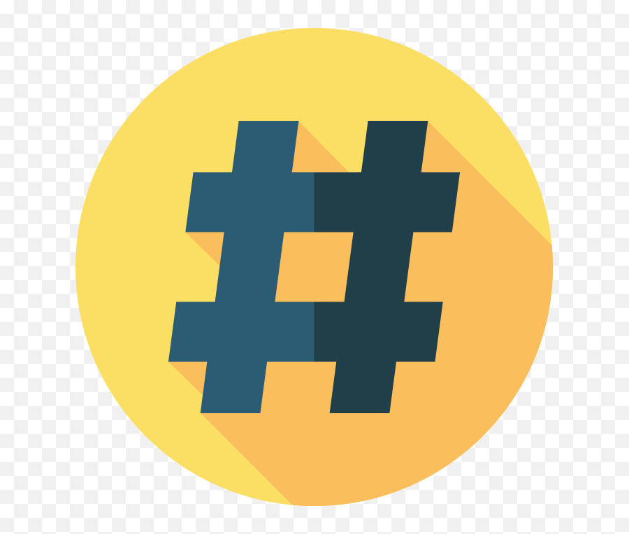 Hashtag - Hashtag Flat Icon Png,Hashtag Icon Png