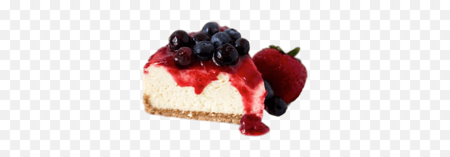 Cheesecake With Berries Transparent Png - Berry Cheesecake Png,Berries Png
