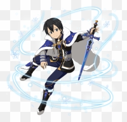 Kirito Sao Ggo Asuna Sword - Sword Art Online Christmas Kirito Png,Kirito Png