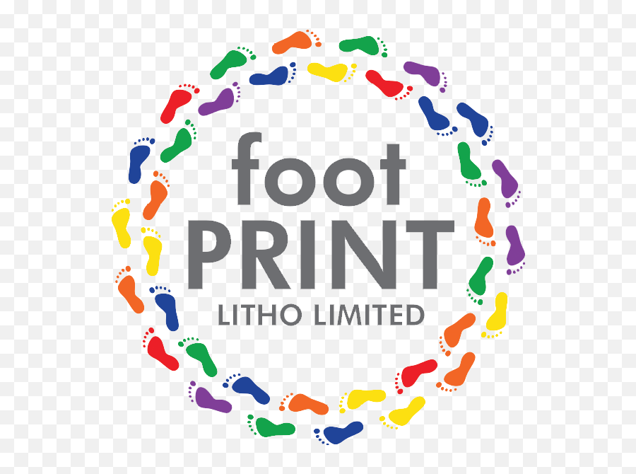 Footprint Litho Services - Foot Prints In A Circle Png,Foot Print Png