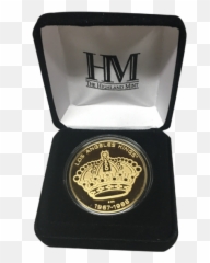 Download Hd La Kings 50th Anniversary Queens Crown Gold - Coin Png,La Kings Logo Png