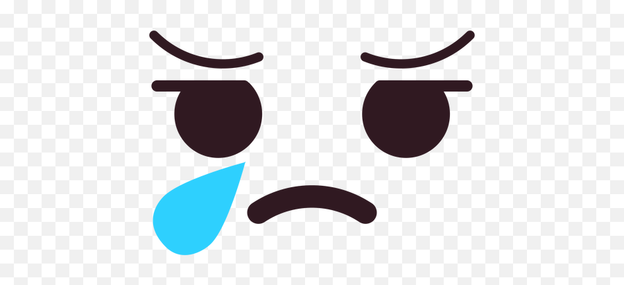 Simple Crying Emoticon Face - Transparent Png U0026 Svg Vector File Clip Art,Crying Face Png