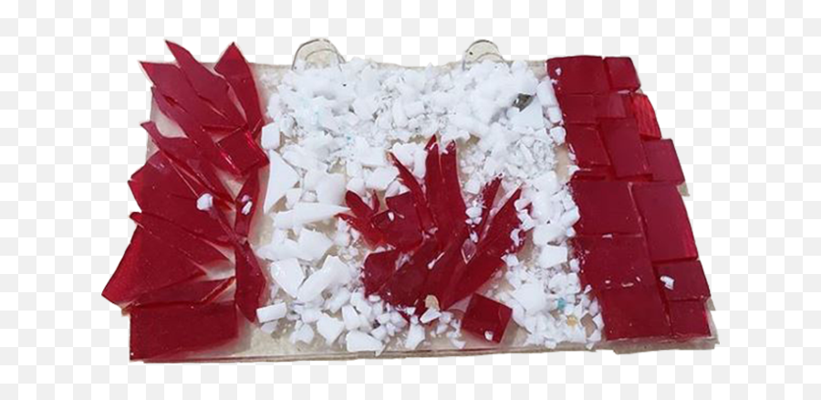 Canada Flag - Fused Glass Clay For Kids Cake Png,Canada Flag Transparent