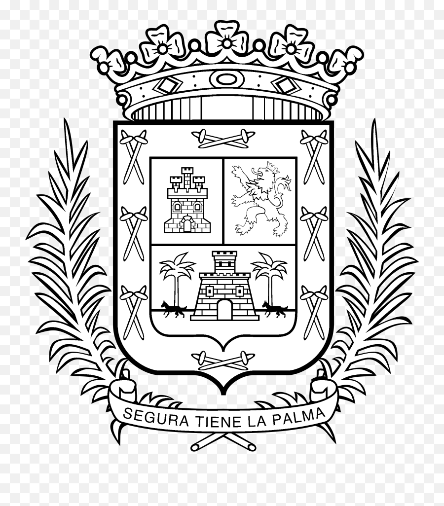 Download Las Palmas Logo Black And - Leon Png,Palmas Png