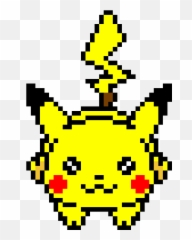Run Pikachu Pixel Art - Pikachu Pixel Art png