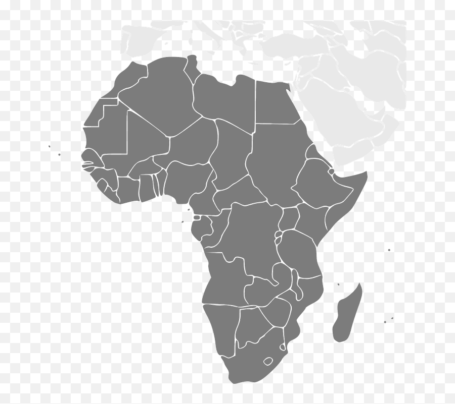 Africa Continent Countries - Green Africa Map Png,Africa Map Png