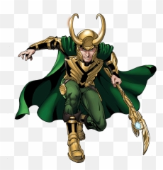 Loki Comic Transparent Background - Marvel Avengers Assemble png