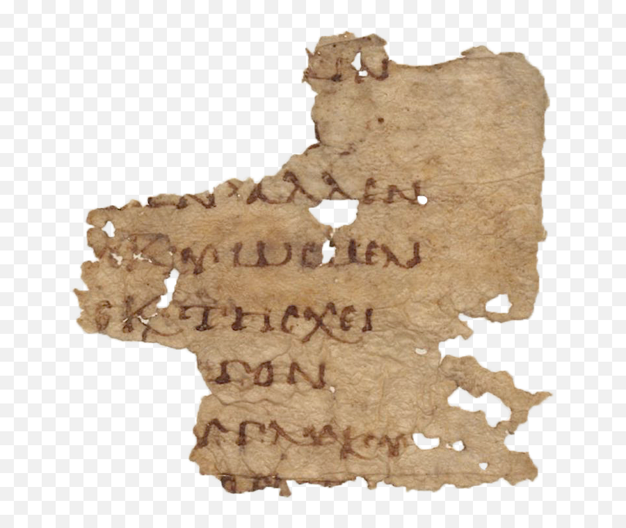 A Neglected Parchment Fragment With Citation From - Parchment Fragment Png,Parchment Png