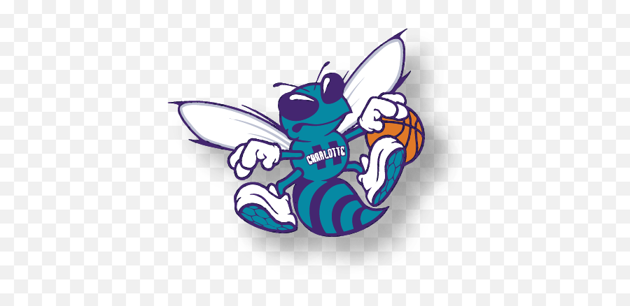 Download Hd Charlotte Hornets Logo - Charlotte Hornets Old Logo Png,Hornets Logo Png