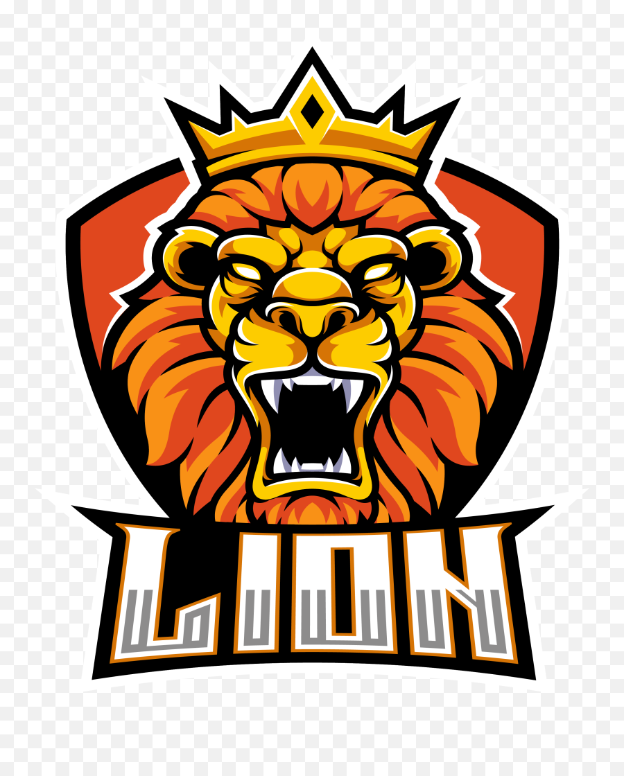 Lion Head Esport Mascot Logo Design By Png