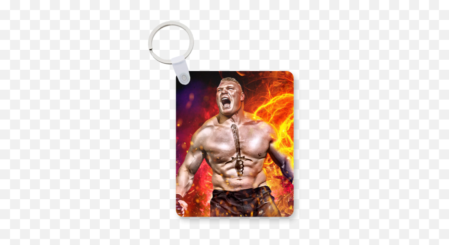 Brock Lesnar Printed Keychain - Brock Lesnar Png,Brock Lesnar Transparent