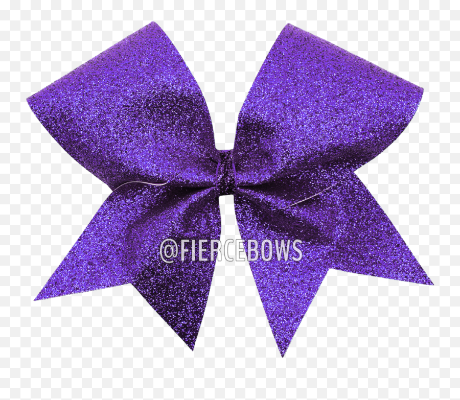 Bow Shop Purple Glitter Cheer Bows Sparkles - Green Glitter Cheer Bow Png,Sparkles Png Transparent