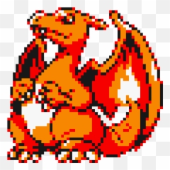 Download Pokemon Yellow - Pokemon Blue Charizard Sprite Png,Pokemon Red Png