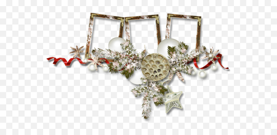 Noël Cadre Png Cluster Christmas Frame Holidays - Christmas Ornament,Holiday Frame Png