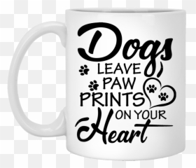 Download Hd Dogs Leave Paw Prints - Beer Stein png