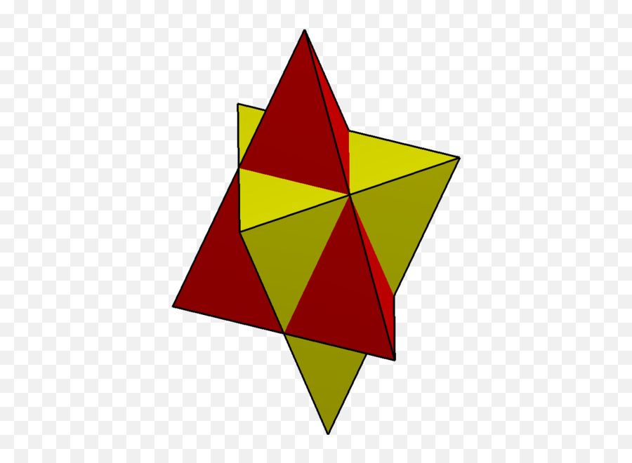 Filecompound Of Two Triangular Pyramidspng - Triangle,Pyramids Png