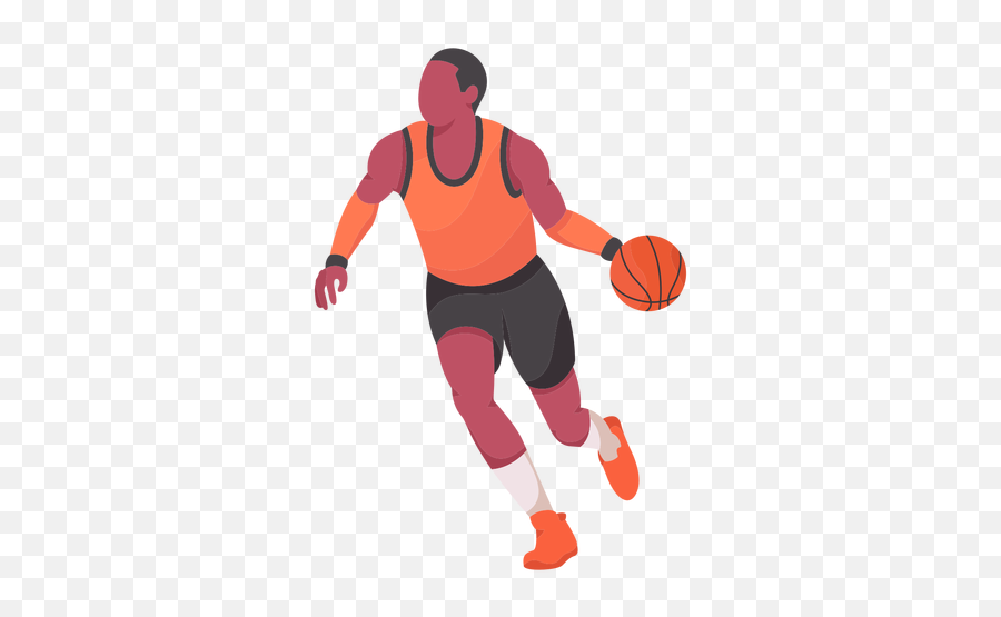 Basketball Player Flat - Transparent Png U0026 Svg Vector File Jugador De Basquetbol Animado Png,Basketball Vector Png