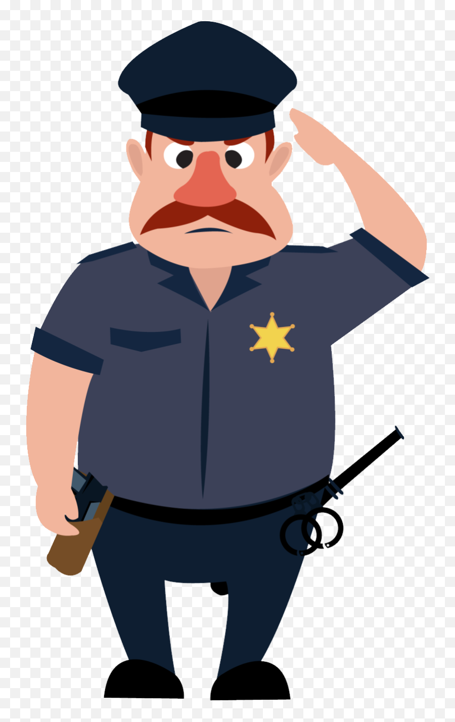 Policeman Png Images Free Download - Police Officer Cartoon Png,Cop Hat Png