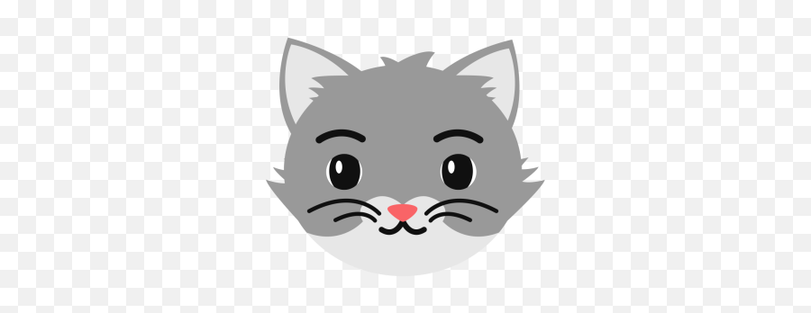 Amazed Cat - Cat Clipart Gif Png,Cat Nose Png