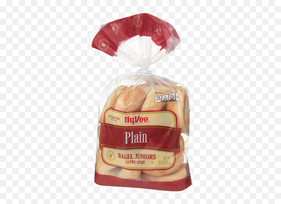 Hy - Vee Plain Bagel Junior 12 Count Presplit Hyvee Aisles Png,Bagel Transparent