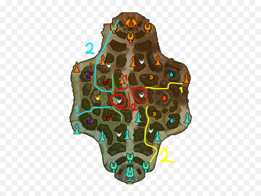 The Importance Of Mid Harpies In Smite - Articles Dignitas Smite Season 3 Map Png,Smite Logo Png