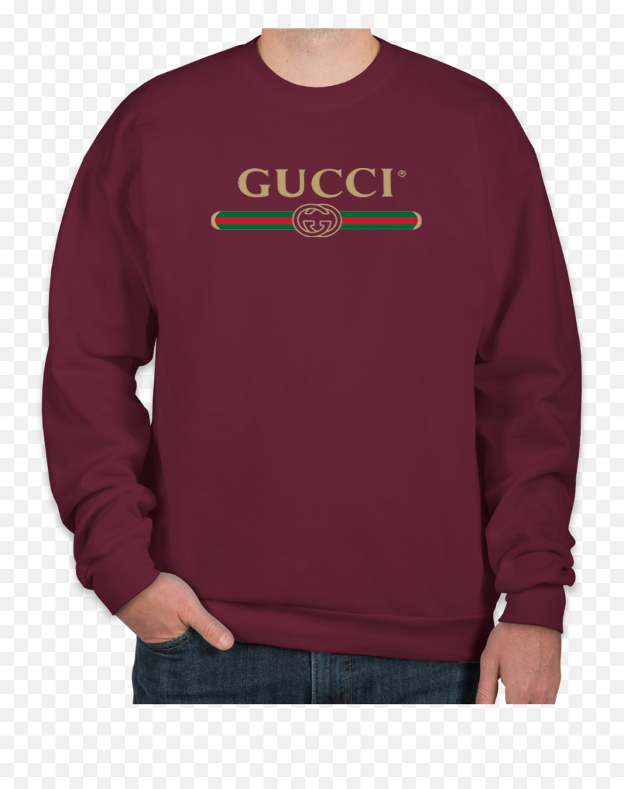 Gucci Shirts Men Hoodie Mens - Crew Neck Png,Gucci Logo