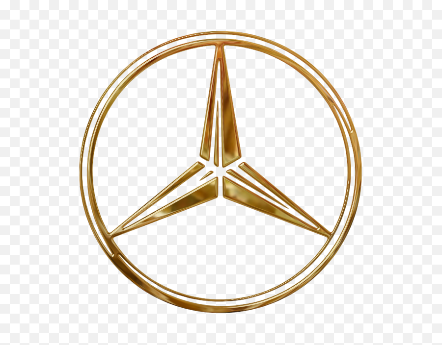 Mercedes Benz Logo Png Transparent 2 - Logo Golden Mercedes Benz,Mercedes Logo Png