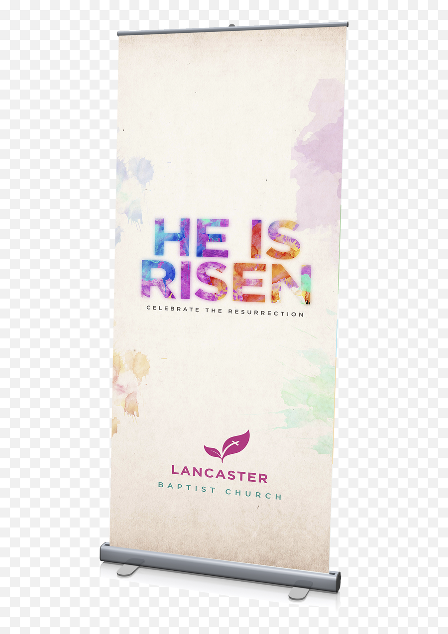 He Is Risen Banner 3x6 Png