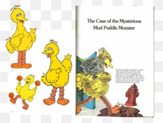 Huge 9 5 Inches Cartoon Png Image - Big Bird Feet Mud