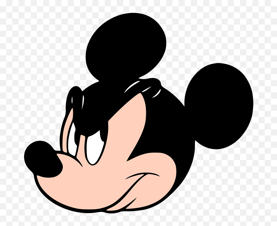 mickey mouse face clipart