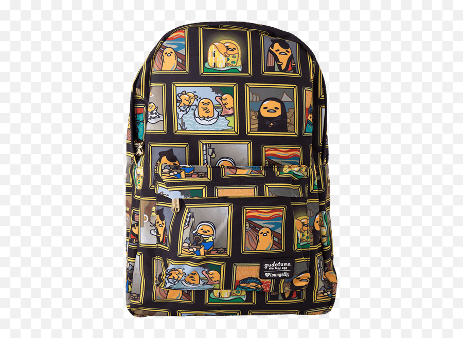 Sanrio - Gudetama Museum Loungefly Backpack Kids Gudetama Backpacks Png,Gudetama Png