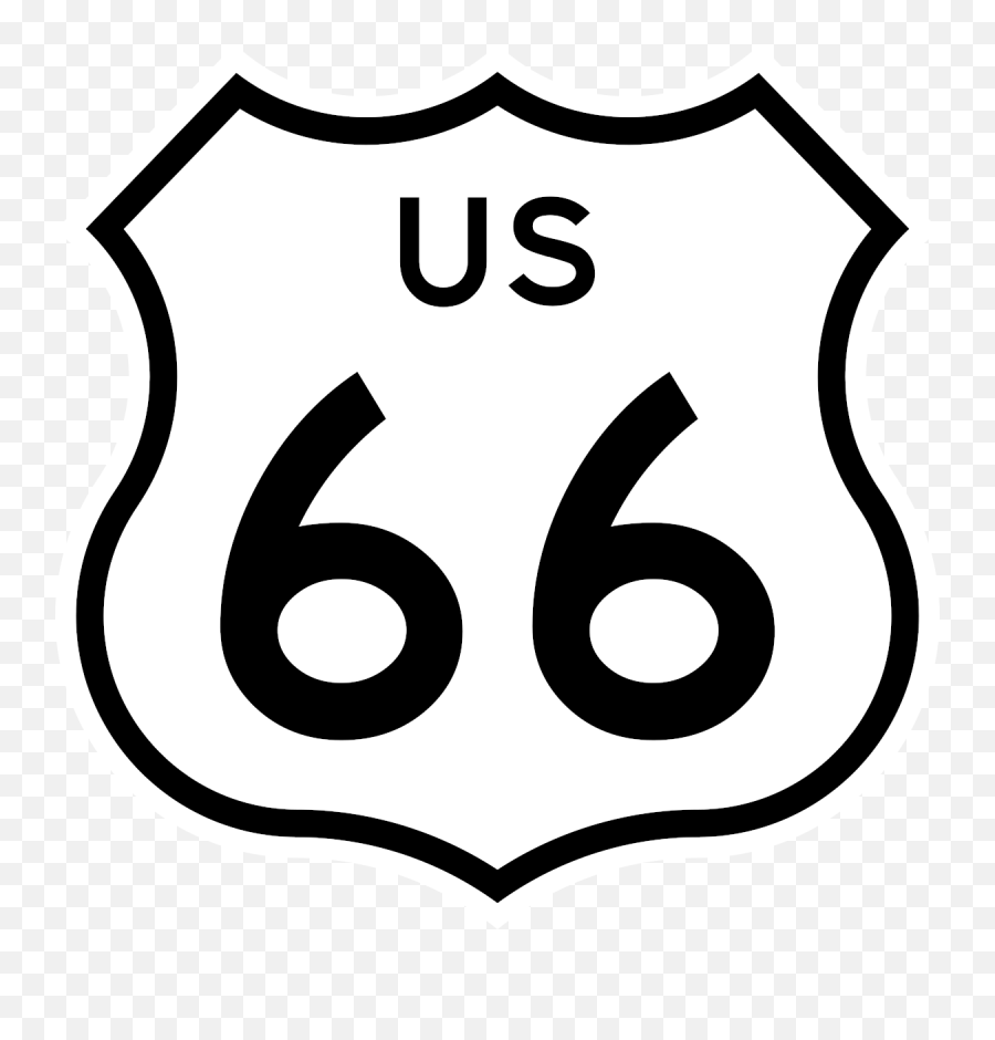 Who Owns Route 66 - Us Highway 66 Sign Png,Route 66 Logos
