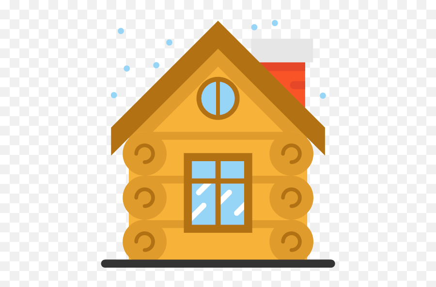 2 De 3 Flat Color Country House Icon Png
