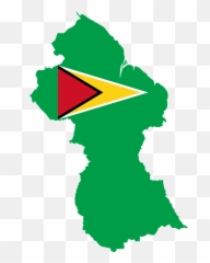 Guyana Flag Map - Alliance For Change Guyana Png,Guyana Flag Png