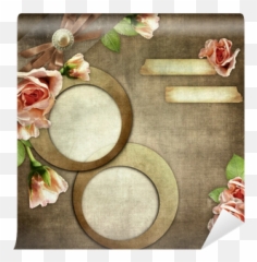 Vintage Frame - We live to change Plywood png