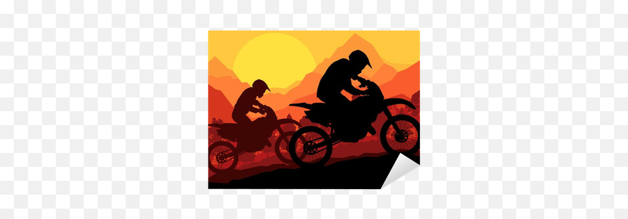 Motorbike Riders Motorcycle Silhouette - Motorcycle Png,Motorcycle Silhouette Png