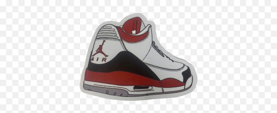 Air Jordan Sneaker Vinyl Sticker - Air Jordan Vector Png,Jordan Shoe Png