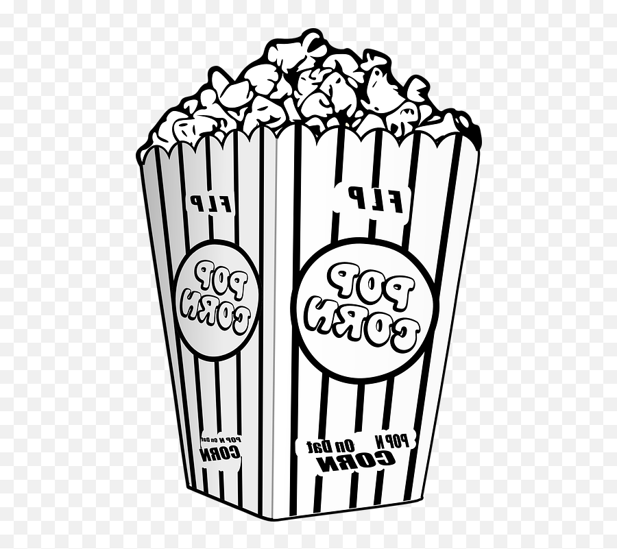 Clipart Of Kernel Popcorn To And - Coloring Pages Of Popcorn Png,Popcorn Kernel Png