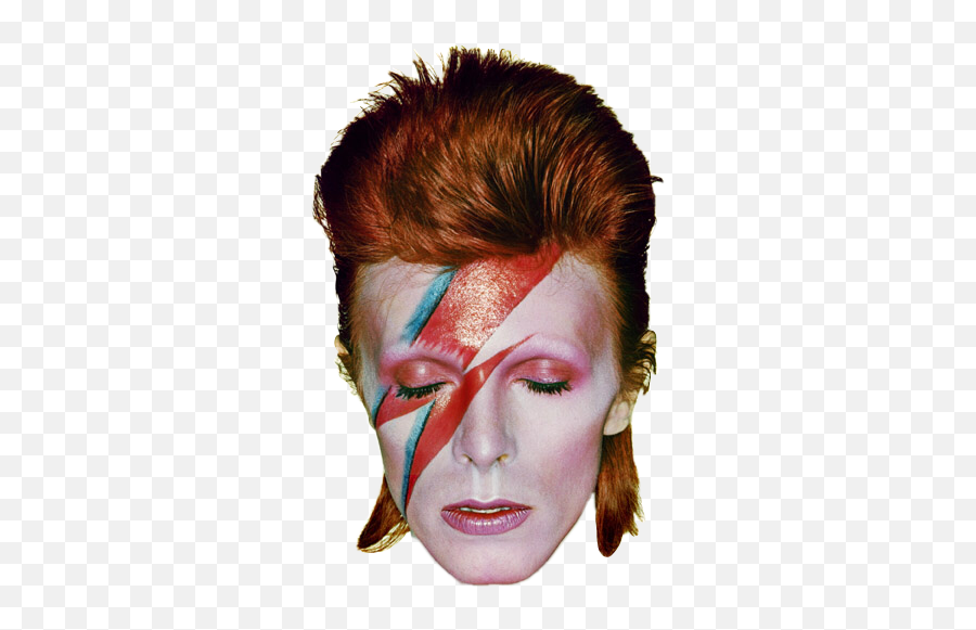 Davidbowie Ziggystardust Sticker - David Bowie Aladdin Sane Png,David Bowie Transparent