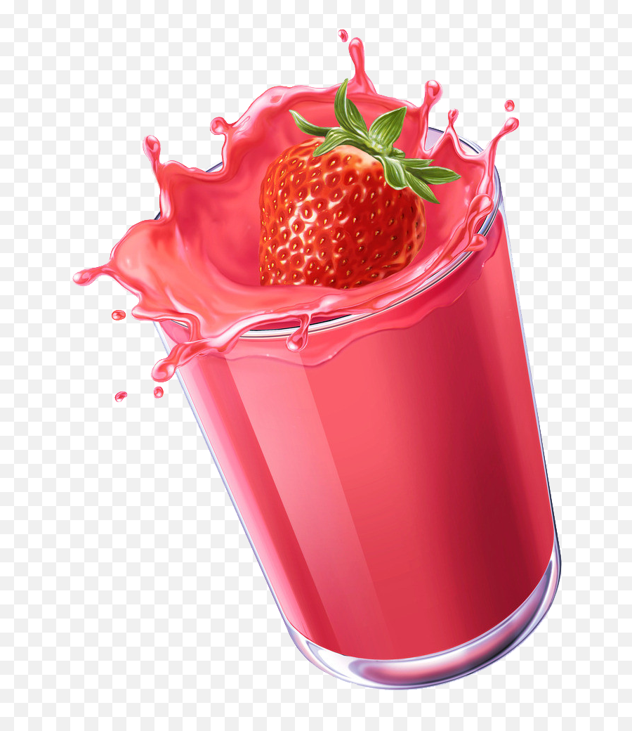 Juice Milk Shake Png - Transparent Strawberry Juice Png,Shake Png