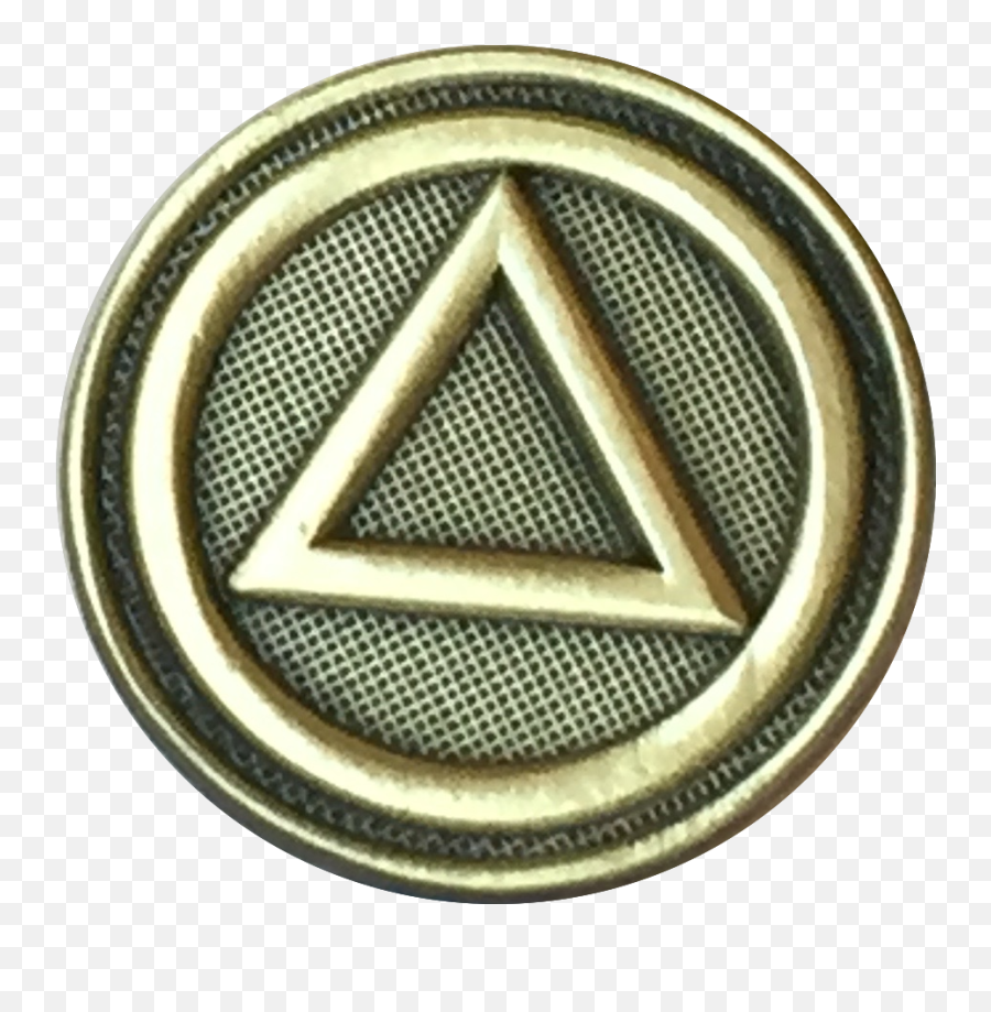 Download Aa Logo Circle Triangle Lapel - Uncover Satan Recover A Rational Satanic Recovery Png,Aa Logo Png