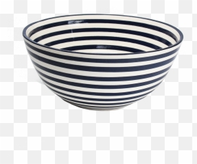 Black Stripe Large Deep Bowl - Bowl Png,Black Stripe Png