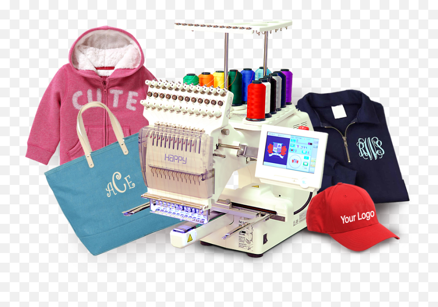 Sewing Machine Png - Happy Hch 12 Needle Embroidery Machine Embroidery Machine Png,Embroidery Png