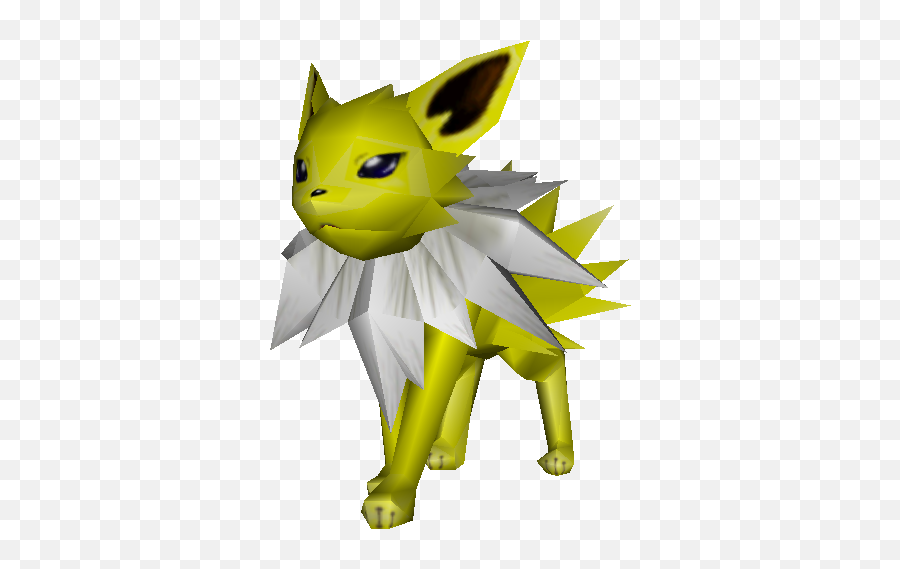 Nintendo 64 - Pokémon Stadium 2 135 Jolteon The Models Fictional Character Png,Jolteon Transparent